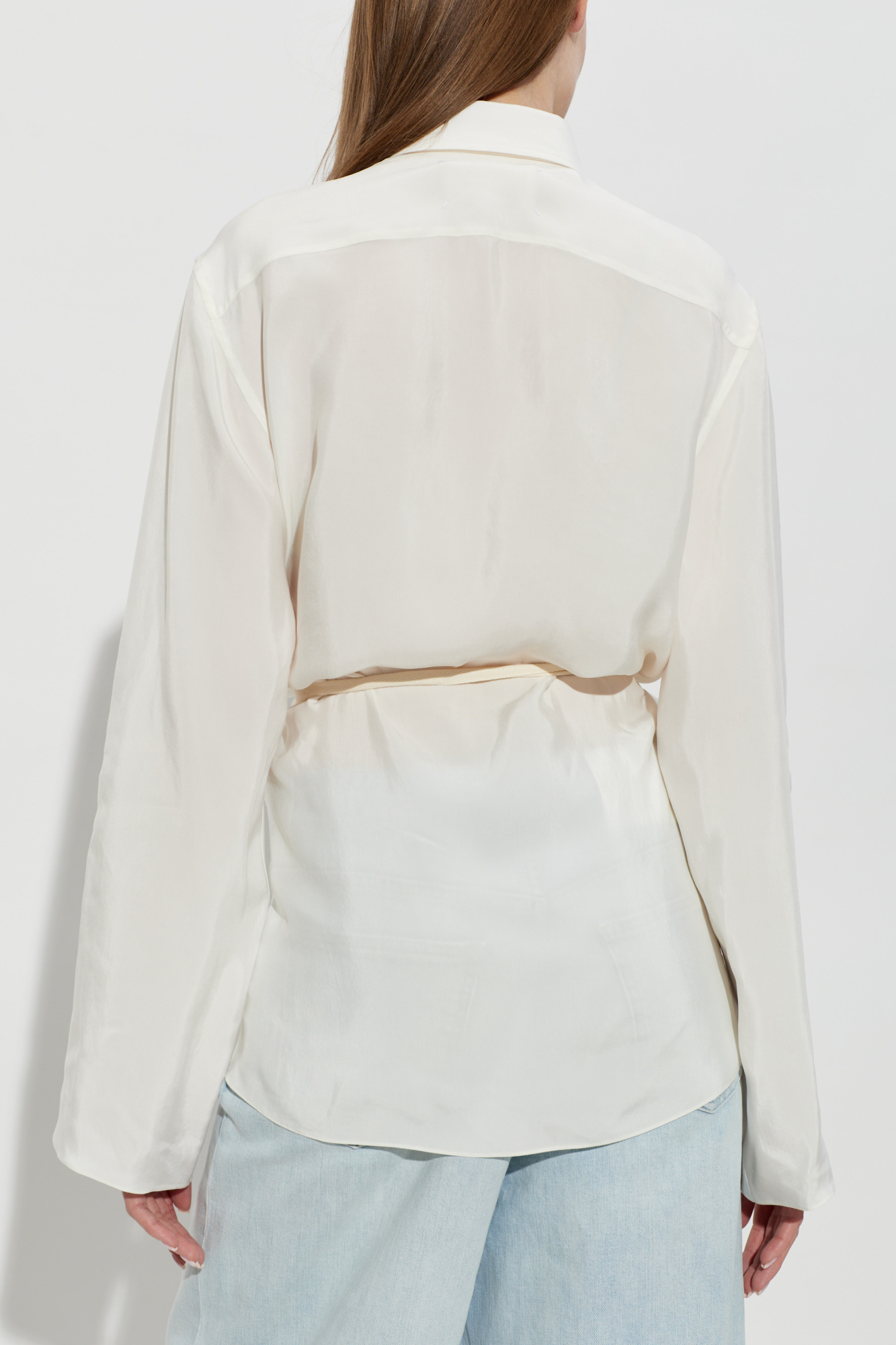 Maison Margiela Shirt with draped front | Women's | Vitkac